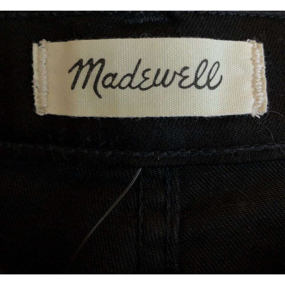 Madewell Womens size 24 jeans black 10" high rise skinny - Picture 4 of 5